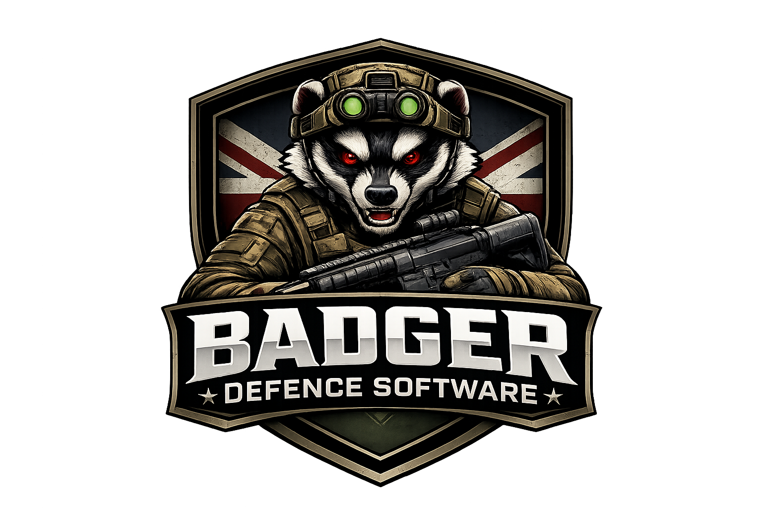 CAPS badger logo